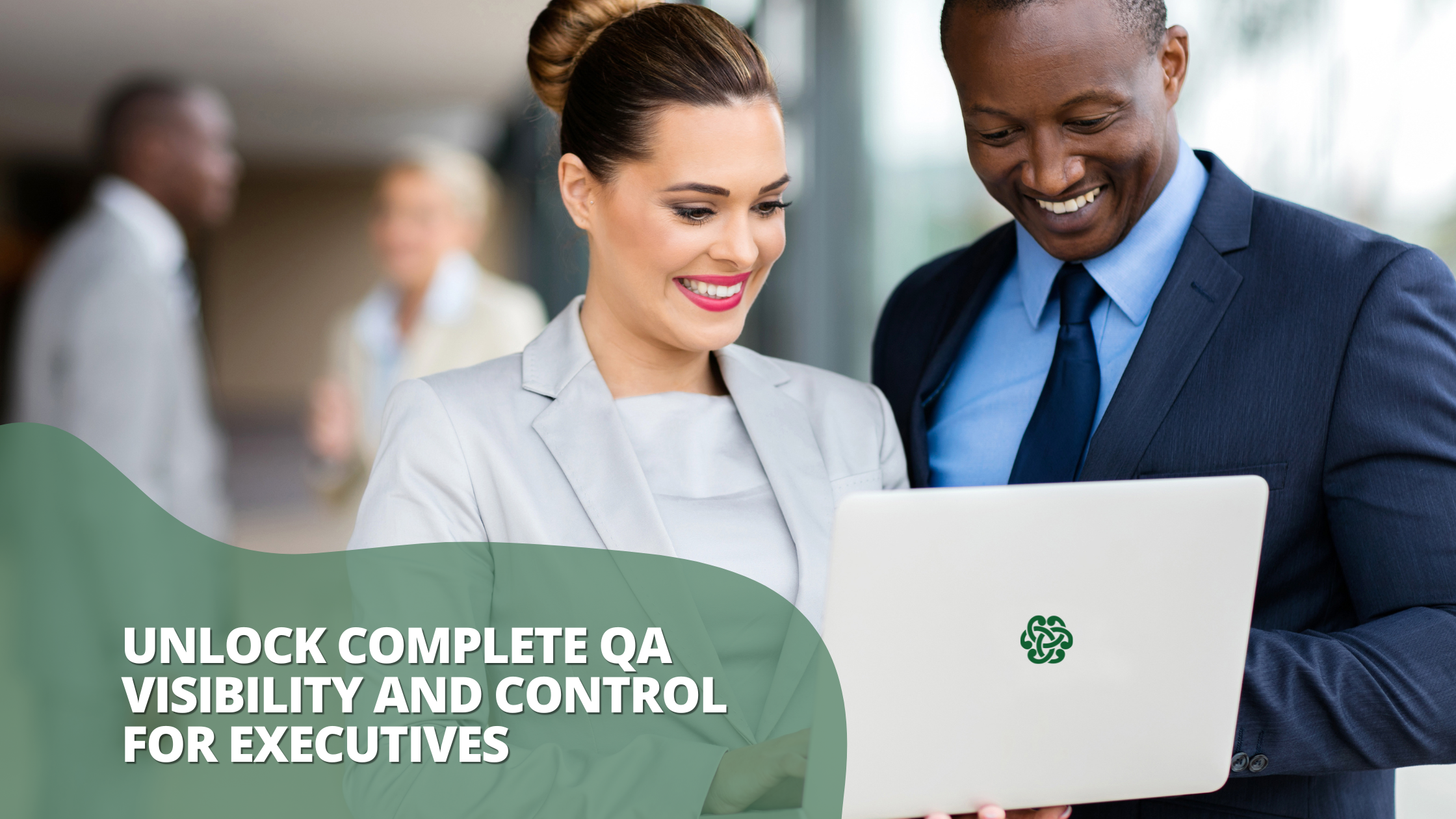 Dashboard showing QAConnector real-time visibility for executives and PMOs