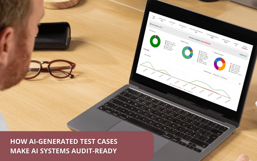 How AI-Generated Test Cases Make AI Systems Audit-Ready